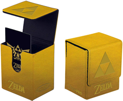 Ultra Pro Flip Deck Box - Legend of Zelda Gold Tri-Force